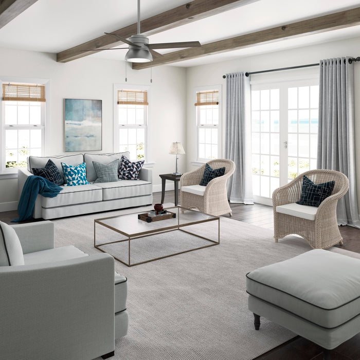 Hunter 52" Loki Ceiling Fan with LED Light Kit and Pull Chains