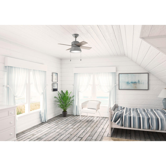 Hunter 36" Loki Ceiling Fan with LED Light Kit and Pull Chains