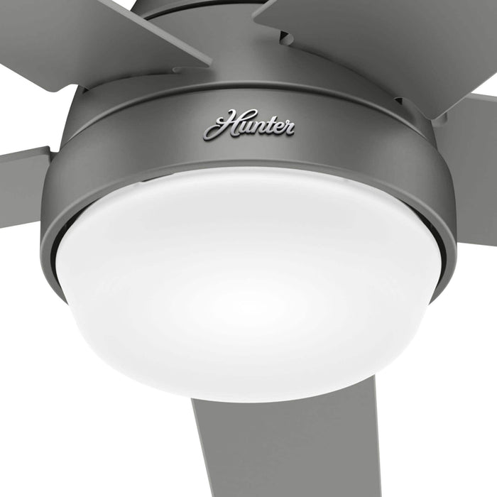 Hunter 52" Aerodyne Ceiling Fan with LED Light Kit and Handheld Integrated Control System