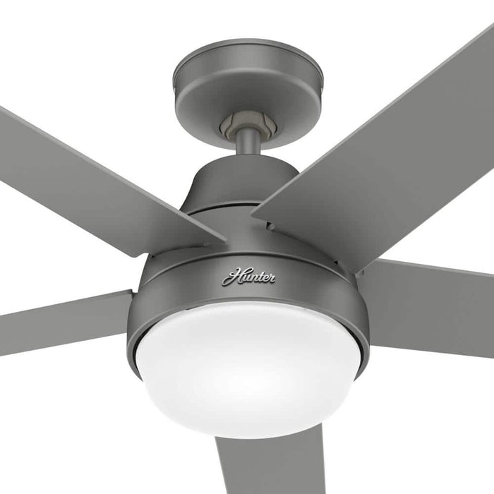 Hunter 52" Aerodyne Ceiling Fan with LED Light Kit and Handheld Integrated Control System