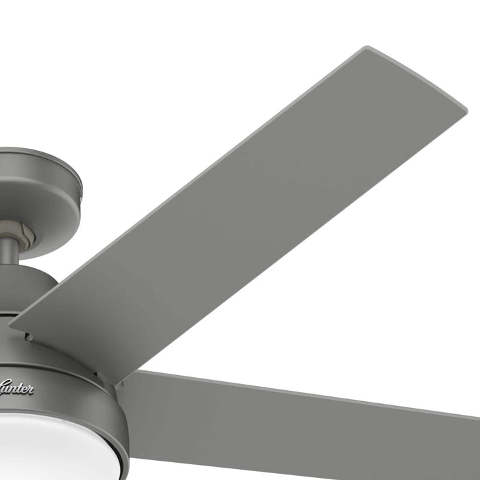 Hunter 52" Aerodyne Ceiling Fan with LED Light Kit and Handheld Integrated Control System