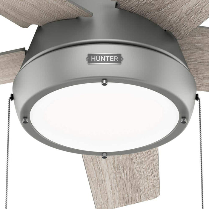 Hunter 44" Burroughs Ceiling Fan with LED Light Kit and Pull Chains