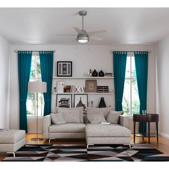 Hunter 44" Burroughs Ceiling Fan with LED Light Kit and Pull Chains