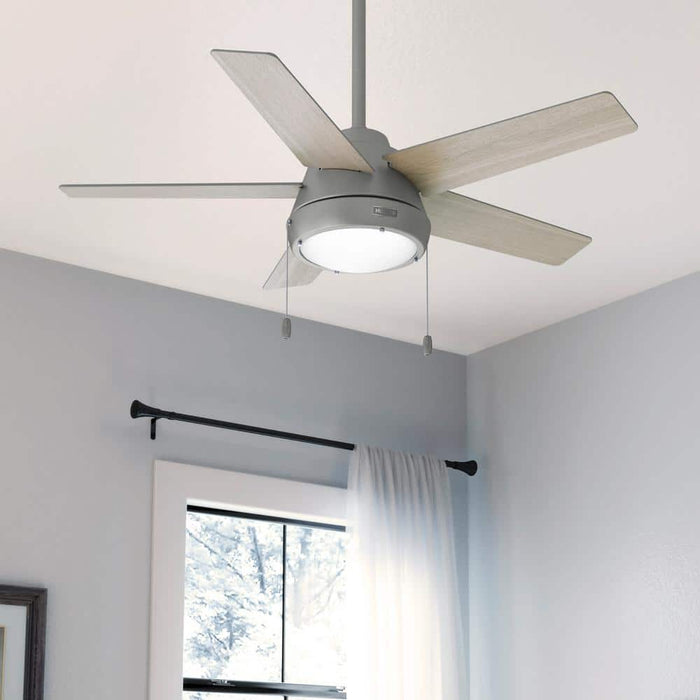 Hunter 44" Burroughs Ceiling Fan with LED Light Kit and Pull Chains