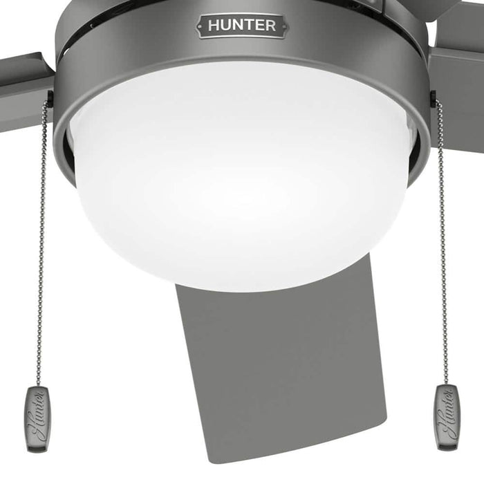 Hunter 44" Zeal Ceiling Fan with LED Light Kit and Pull Chains