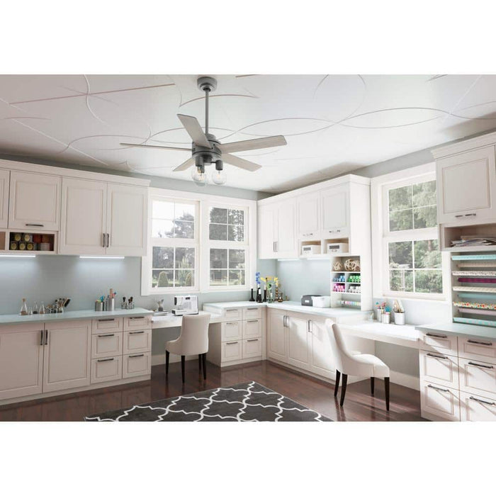 Hunter 52" Hardwick Ceiling Fan with LED Light Kit and Handheld Integrated Control System