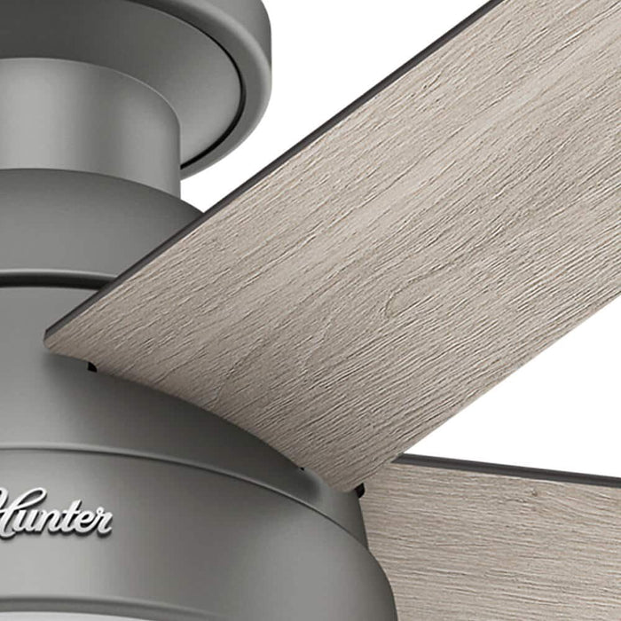 Hunter 46" Anslee Low Profile Ceiling Fan with LED Light Kit and Pull Chains