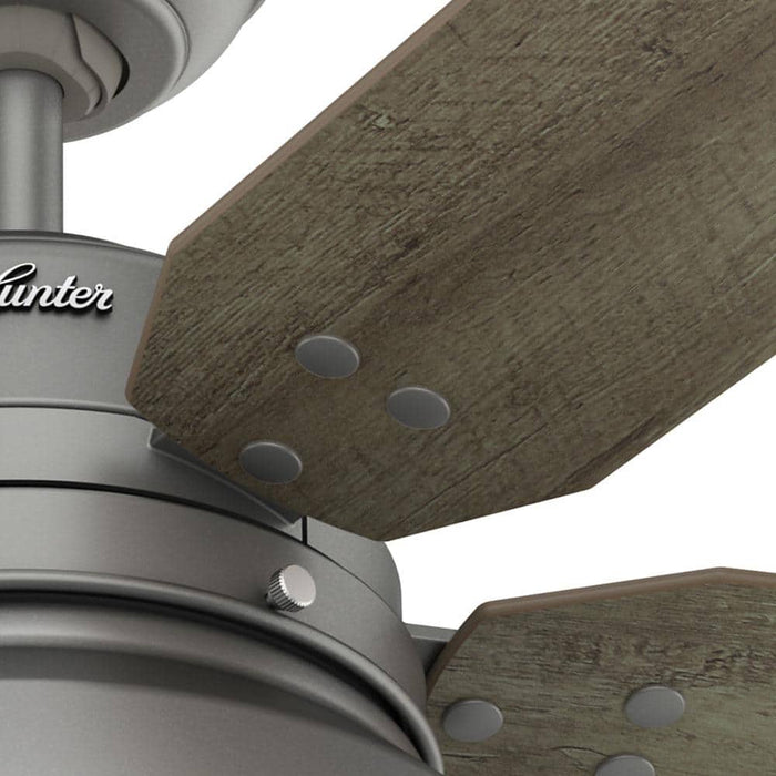 Hunter 52" Mill Valley Ceiling Fan with LED Light Kit and Pull Chains