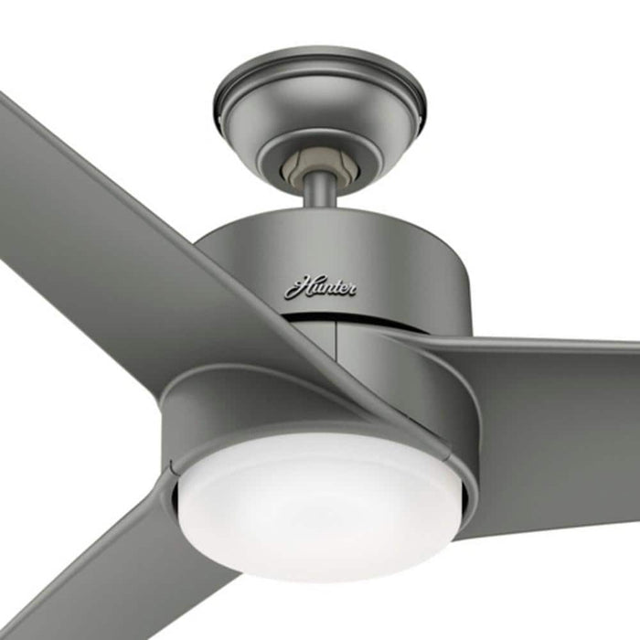 Hunter 54" Havoc Ceiling Fan with LED Light Kit and Wall Control