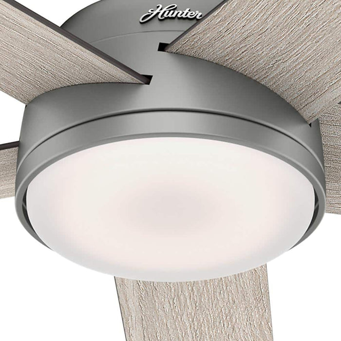 Hunter 54" Romulus Ceiling Fan with LED Light Kit and Handheld Remote