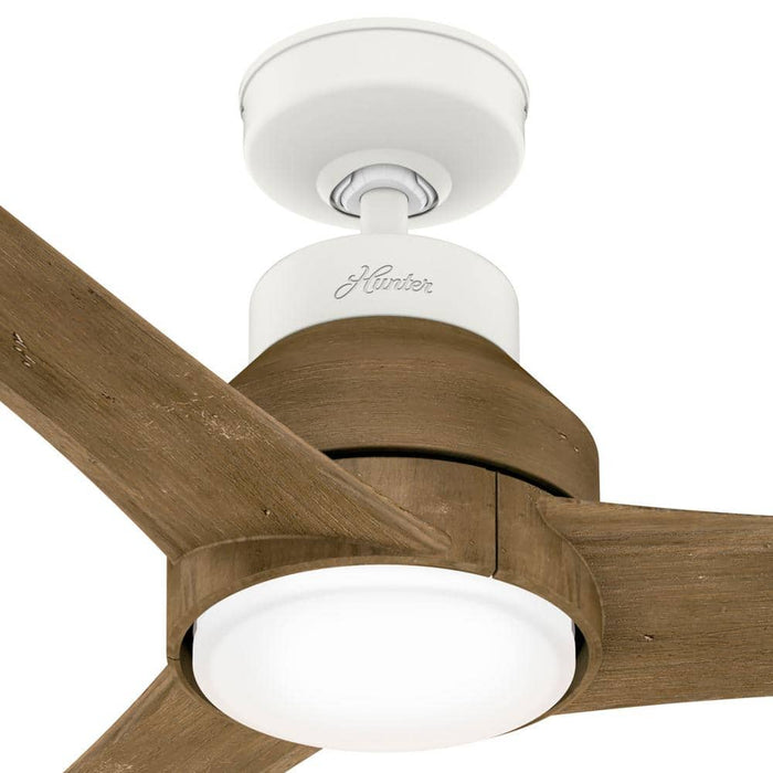 Hunter 52" Lakemont Ceiling Fan with LED Light Kit and Handheld Integrated Control System