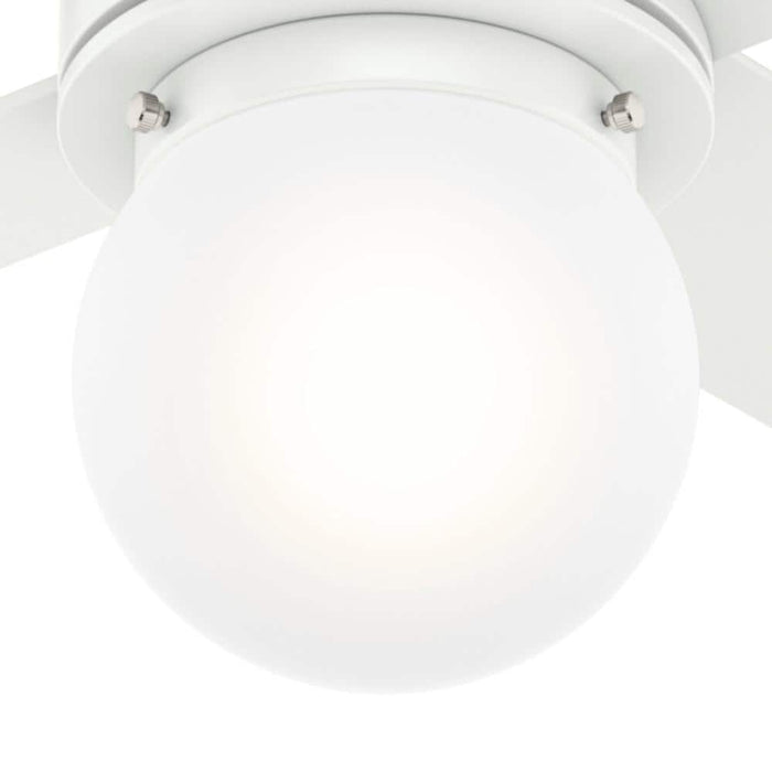 Hunter 44" Hepburn Ceiling Fan with LED Light Kit and Wall Control