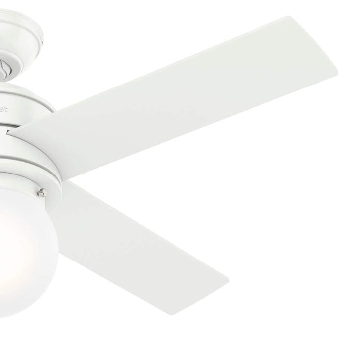 Hunter 44" Hepburn Ceiling Fan with LED Light Kit and Wall Control