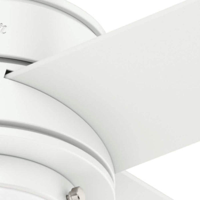 Hunter 52" Hepburn Ceiling Fan with LED Light Kit and Wall Control