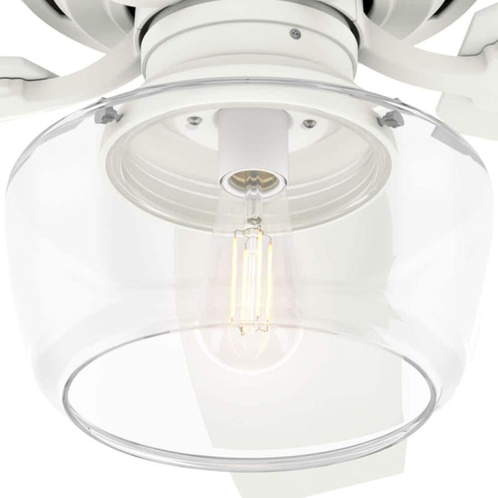 Hunter 52" Bennett Hugger Ceiling Fan with LED Light Kit and Handheld Remote