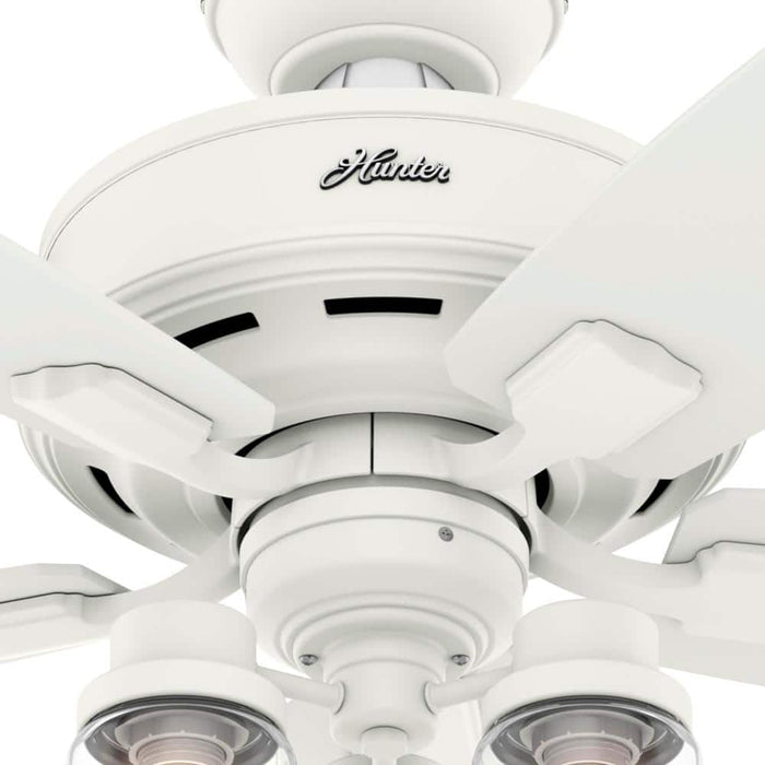 Hunter 52" Bennett Ceiling Fan with 3-Light LED Light Kit and Handheld Remote