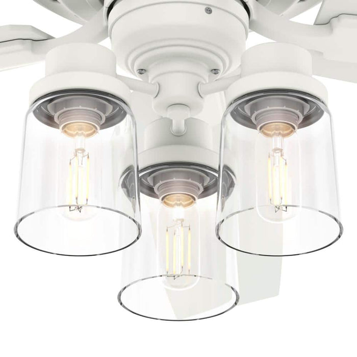 Hunter 52" Bennett Ceiling Fan with 3-Light LED Light Kit and Handheld Remote