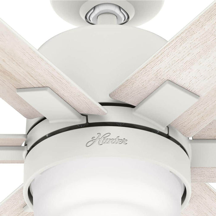 Hunter 52" Radeon Ceiling Fan with LED Light Kit and Wall Control