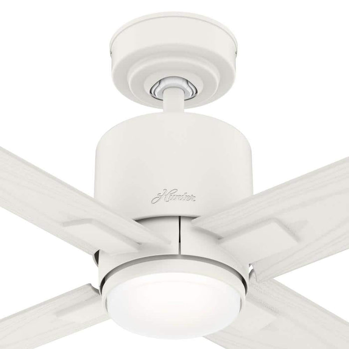 Hunter 52" Visalia Ceiling Fan with LED Light Kit and Handheld Remote
