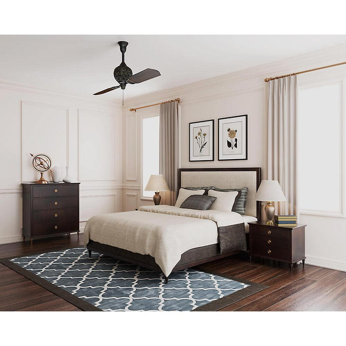60``Ceiling Fan from the 1886 Limited Edition collection in Midas Black finish