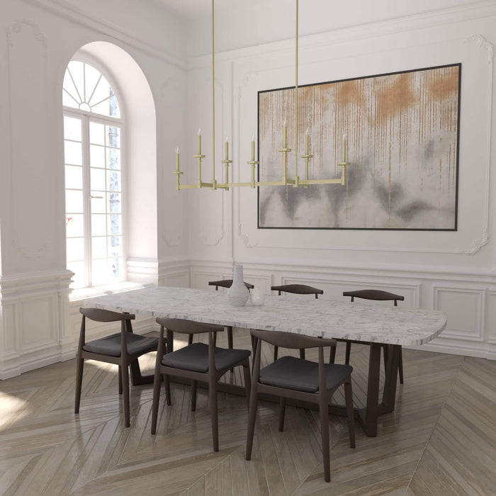 Hunter Briargrove Seven Light Linear Chandelier