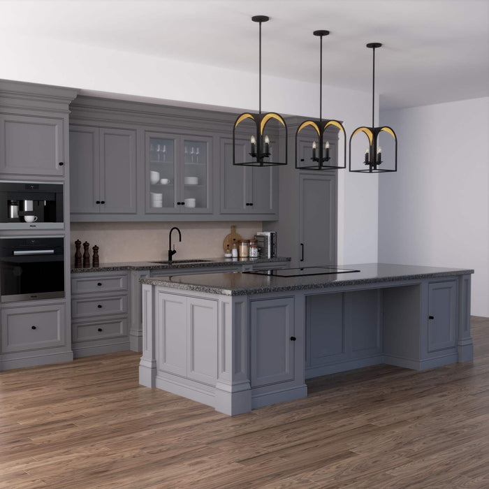 Hunter Dukestown Small Four Light Pendant