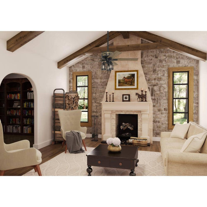 52``Ceiling Fan from the Vista collection in Natural Iron finish