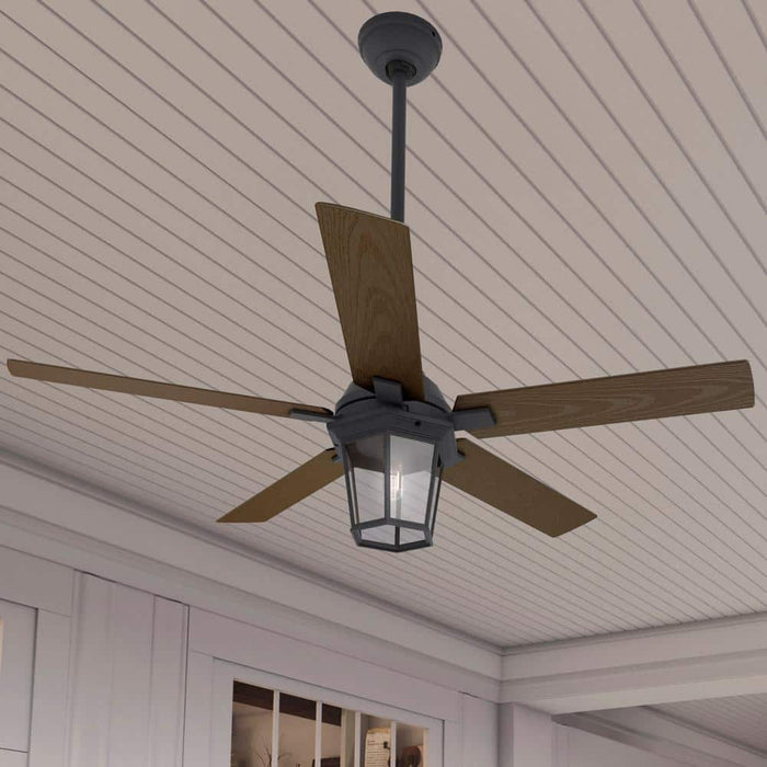 52``Ceiling Fan from the Candle Bay collection in Natural Iron finish