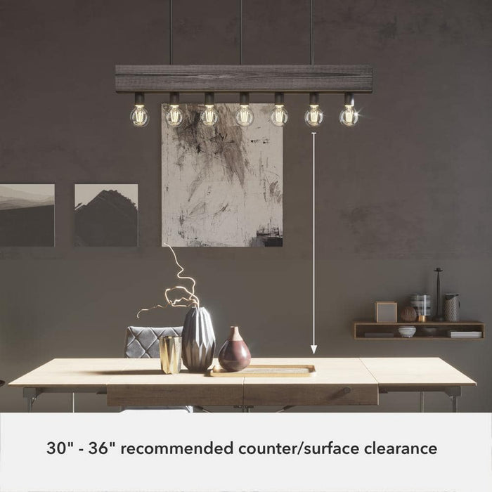 Hunter Donelson Seven Light Linear Chandelier