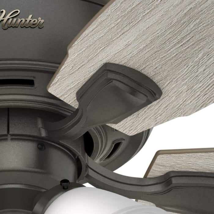 Hunter 52" Amberlin Ceiling Fan with LED Light Kit and Pull Chains