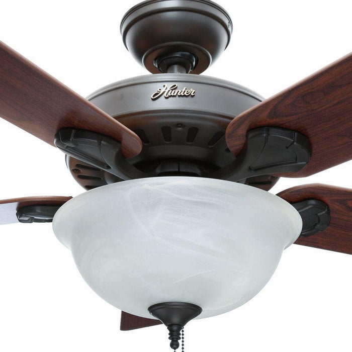 Hunter 52" Pro`s Best Ceiling Fan with LED Light Kit and Pull Chains