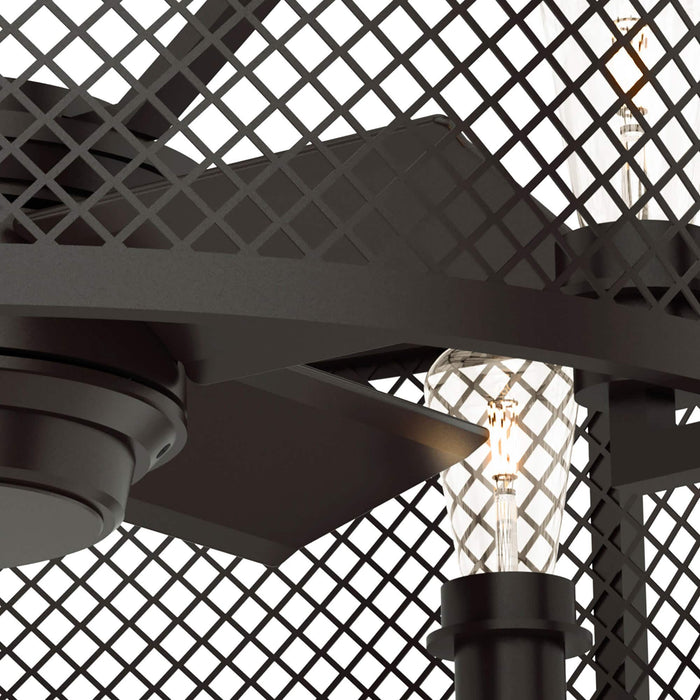 23``Ceiling Fan from the Fennec collection in Noble Bronze finish