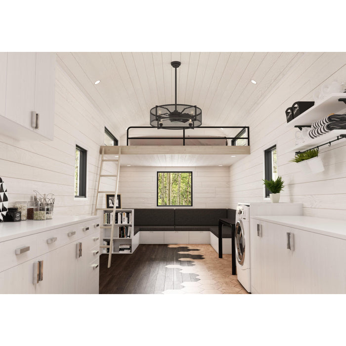 23``Ceiling Fan from the Fennec collection in Noble Bronze finish