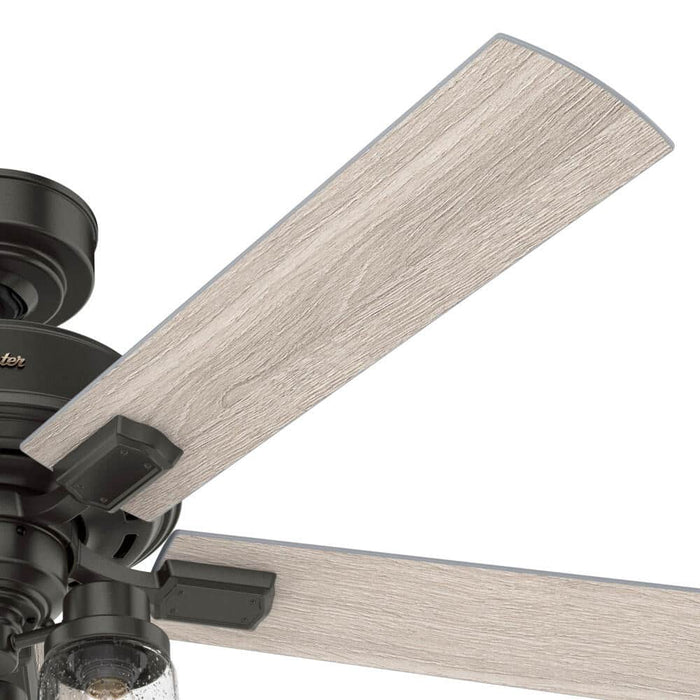 Hunter 52" Hartland Ceiling Fan with LED Light Kit and Pull Chains