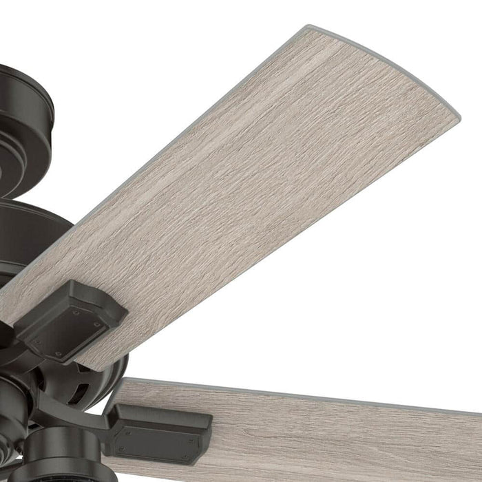 Hunter 44" Hartland Ceiling Fan with LED Light Kit and Pull Chains