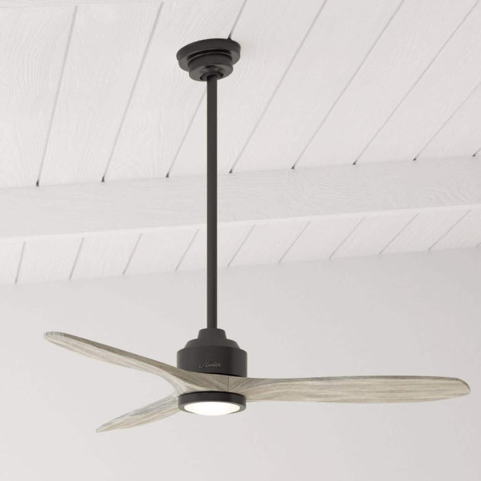 Hunter 52" Melbourne Ceiling Fan with LED Light Kit and Handheld Remote