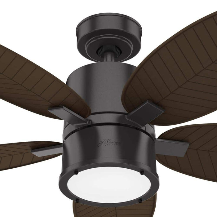 Hunter 52" Amaryllis Ceiling Fan with LED Light Kit and Handheld Remote