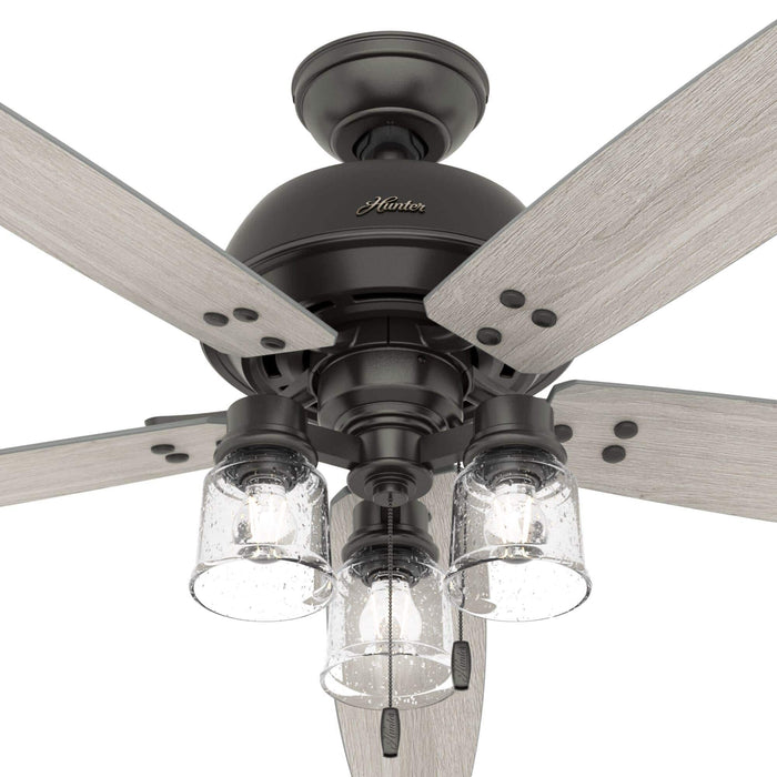 Hunter 60" Churchwell Ceiling Fan with LED Light Kit and Pull Chains