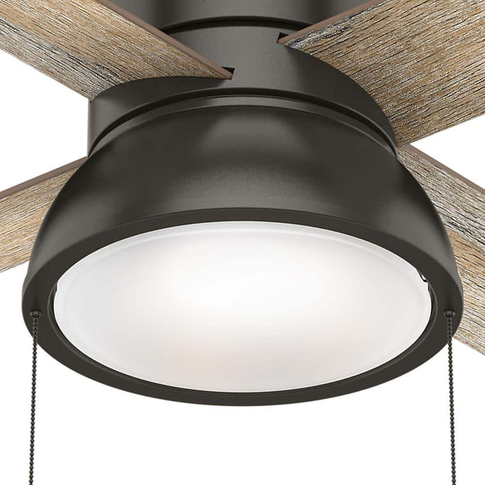 Hunter 52" Loki Ceiling Fan with LED Light Kit and Pull Chains