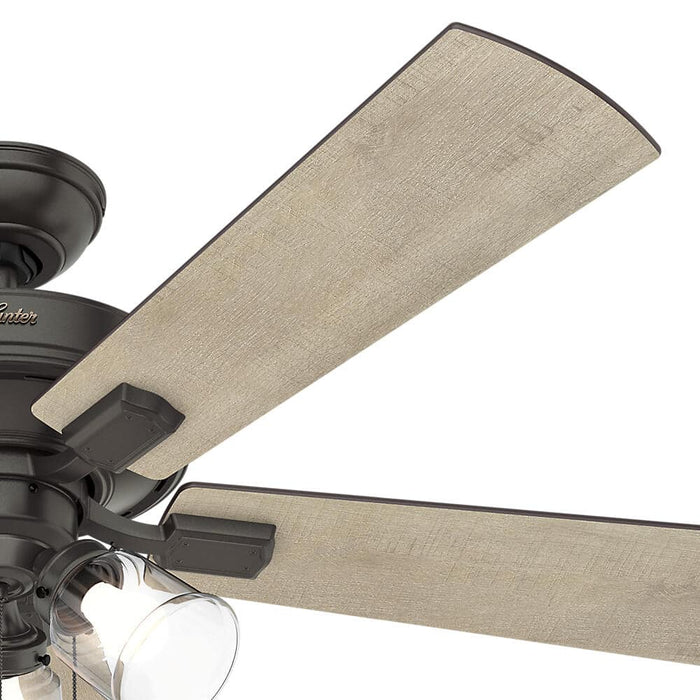 Hunter 52" Crestfield Ceiling Fan with LED Light Kit and Pull Chains