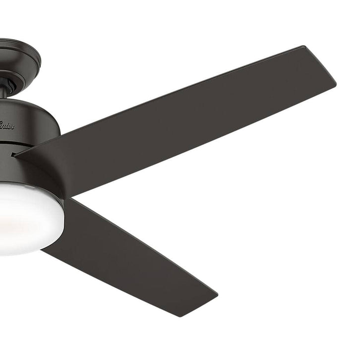 Hunter 54" Advocate Ceiling Fan with LED Light Kit and Handheld Remote