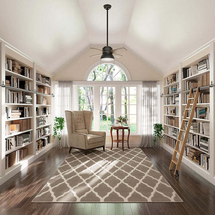 Hunter 36" Loki Ceiling Fan with LED Light Kit and Pull Chains