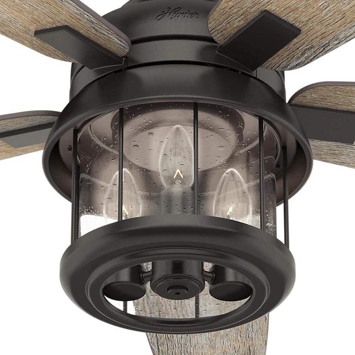 Hunter 52" Coral Bay Ceiling Fan with LED Light Kit and Handheld Remote