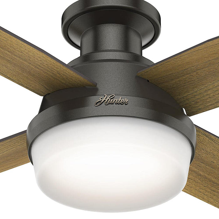 Hunter 44" Dempsey Interior Ceiling Fan with LED Light Kit and Handheld Remote