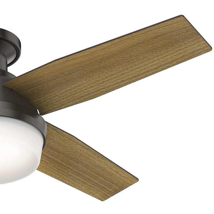 Hunter 44" Dempsey Interior Ceiling Fan with LED Light Kit and Handheld Remote