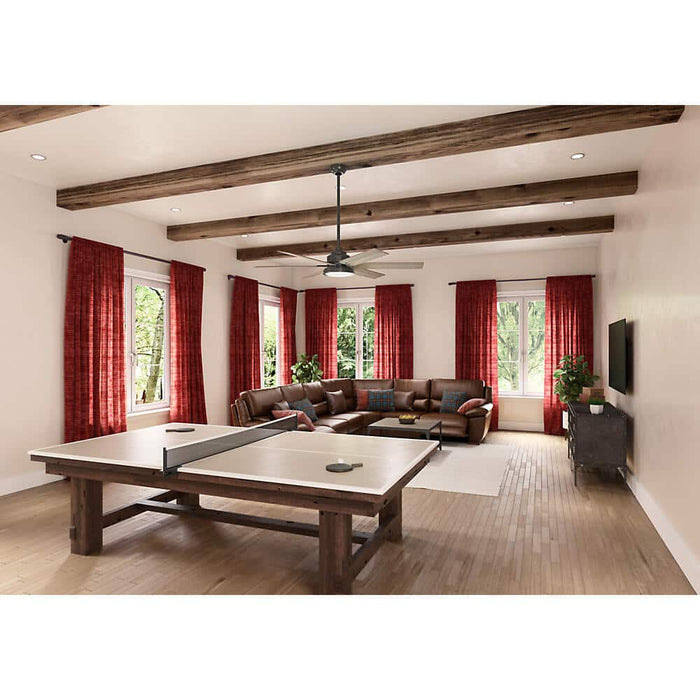 Hunter 60" Warrant Ceiling Fan with LED Light Kit and Wall Control