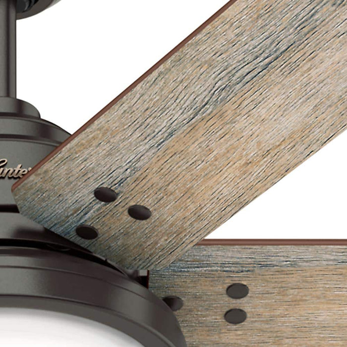 Hunter 60" Warrant Ceiling Fan with LED Light Kit and Wall Control