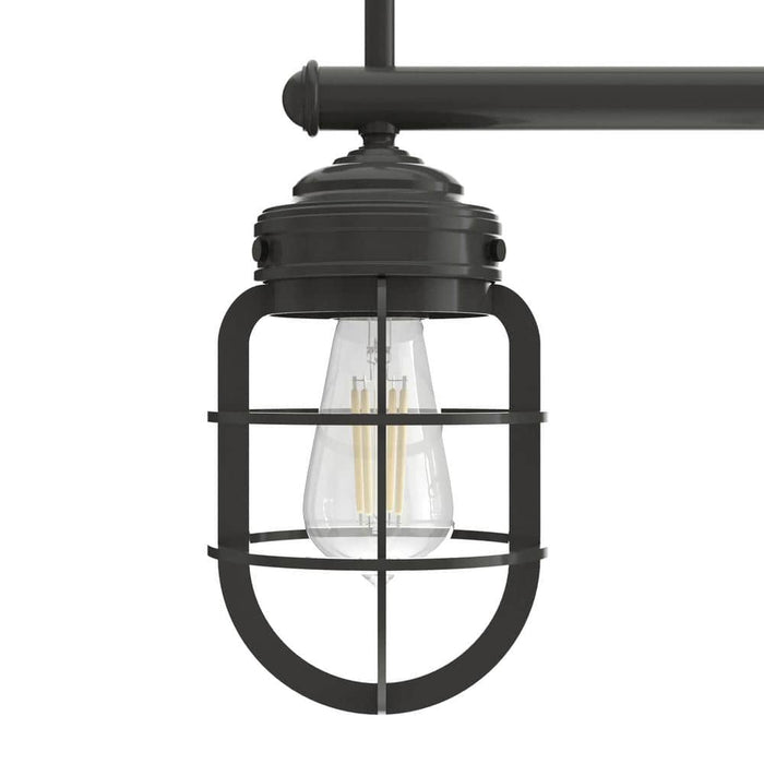 Five Light Chandelier from the Starklake collection in Noble Bronze finish