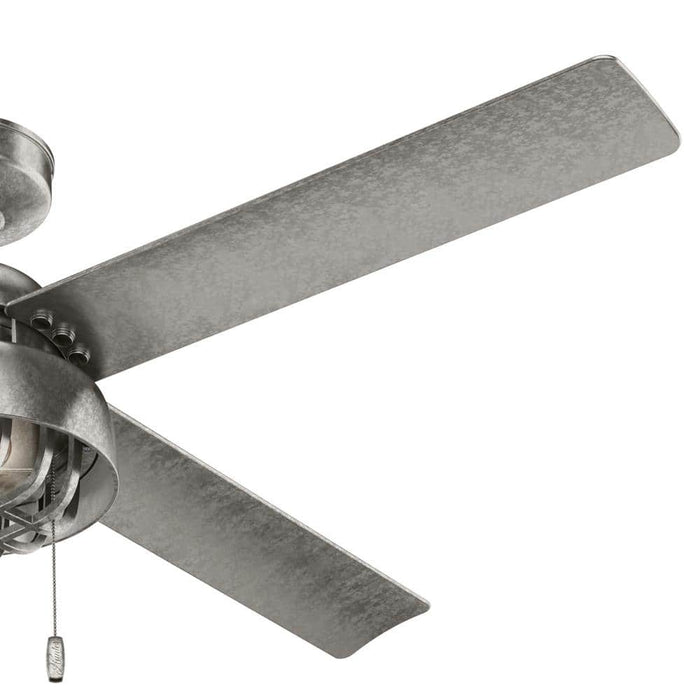 Hunter 52" Spring Mill Ceiling Fan with LED Light Kit and Pull Chains