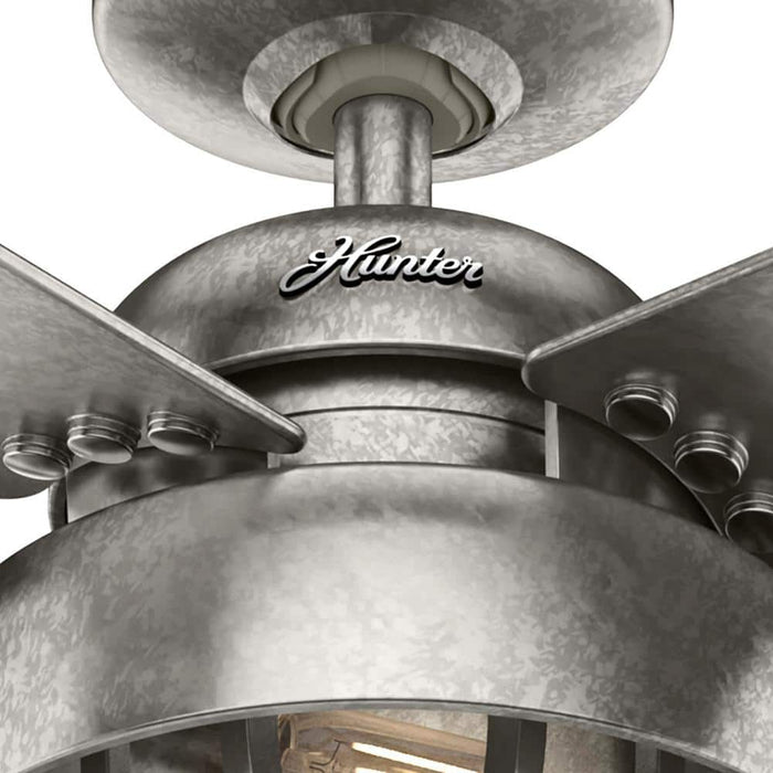 Hunter 52" Spring Mill Ceiling Fan with LED Light Kit and Pull Chains